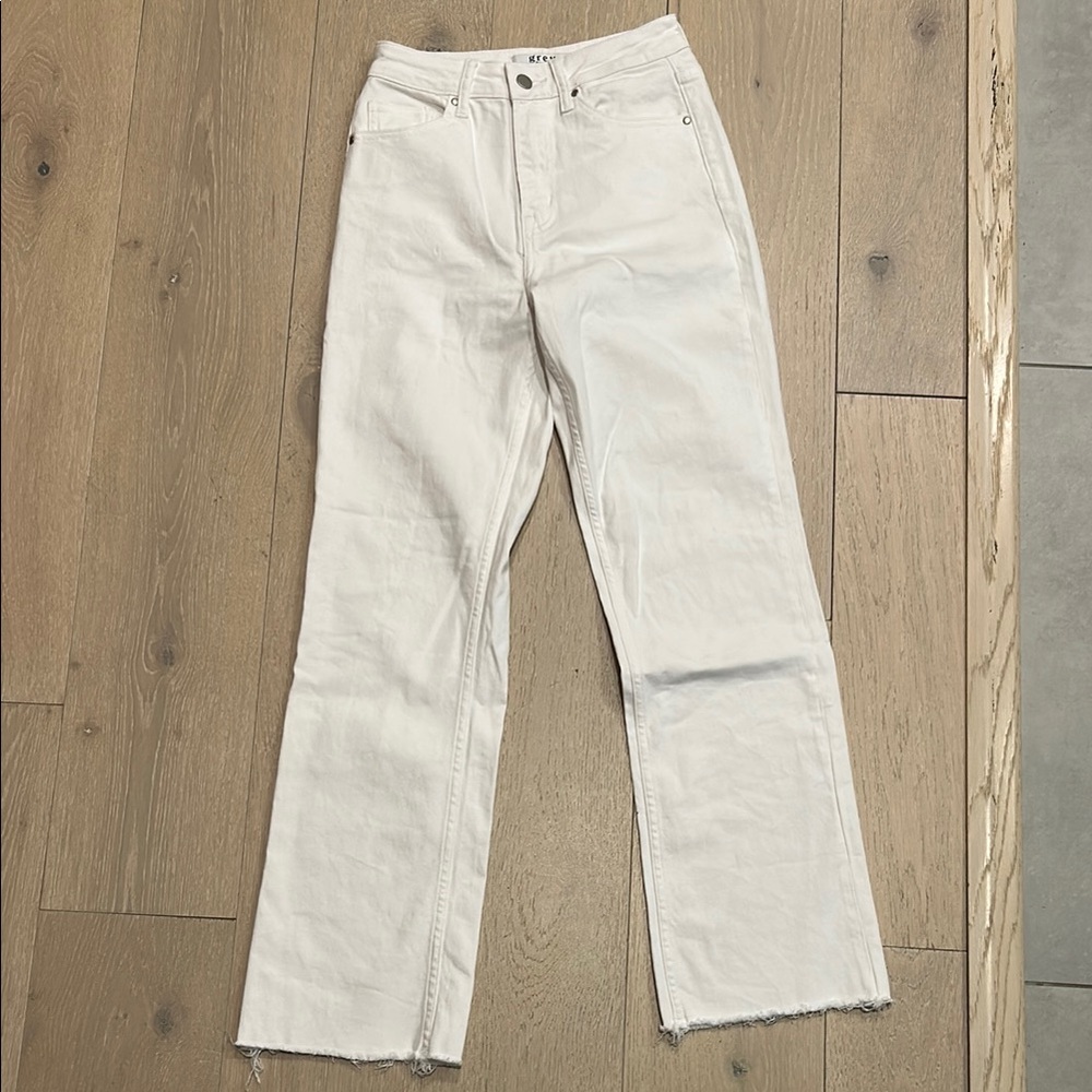 Women's Grey Bandit White Jeans
